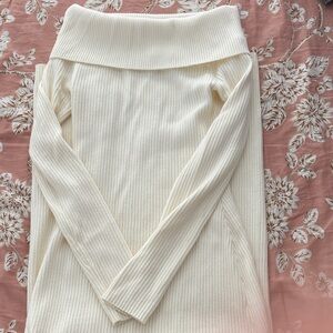 Abercrombie & Fitch Cream Maxi Dress